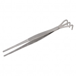 Juurereha pintsettide ja 3-harulise roostevabast terasest mulla kobestamiseks, bonsai puu t&ouml;&ouml;riistad ergonoomilise k&auml;epidemega