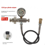 Fill Station Charging Adapter Filling Cylinder Bottle W/Gauge Water Sport Big to Half Meter Hose