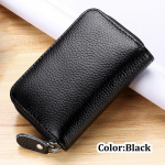 Ehtsast nahast krediitkaardihoidja meestele ja naistele ID VIP-kaartide hoidjad &Otilde;huke v&auml;ike lukuga kott &Auml;rikaartide tasku must