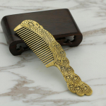 Paabulind Vaskkamm Kodu Tualettlaua Kaunistus Vintage Puhas Messing Kamm Figuurid Meik Juuksekamm K&auml;sit&ouml;&ouml; Kingitused