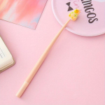 10 tk 0,5 mm Bear Shaker pliiats Creative Stationery Geel Pliiats Armas auhinnaga kingitus Office veep&otilde;hine signatuurpliiats kollane