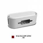 Suur toitepesa ja juhtmehalduskast lauaarvuti jaoks