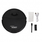 Robottolmuimeja Must Nutikas Puhastusrobot 3 &uuml;hes Tugev Imemisv&otilde;imsus P&ouml;&ouml;rlev Ratas Mini Mopiga Puhastamine