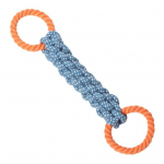 Kahe r&otilde;ngaga koerte k&ouml;iem&auml;nguasi, interaktiivne k&ouml;iepuksiirkoera m&auml;nguasi, hammustusekindel koer, sitke k&ouml;iega m&auml;nguasi keskmistele ja suurtele t&otilde;ugudele sinine