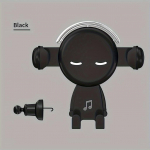 Reguleeritav universaalne auto mobiiltelefoni hoidik, ABS materjalist, seinale kinnitatav, kukkumisvastane gravitatsiooniventilaatoriga navigatsiooniklamber, muusikategelase disainiga