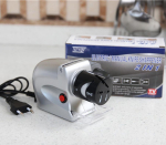 Elektriline kaks-&uuml;hes k&ouml;&ouml;ginugade teritaja: T&auml;isautomaatne, Kiire, Vooluv&otilde;rgust t&ouml;&ouml;tav vesikivi European Plug Silver