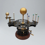45,72 cm Orrery, t&uuml;kk raamaturiiulitele messingist ja terasest Orrery P&auml;ikeses&uuml;steemi funktsionaalne mudel planeetidega