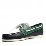 Mehed Naised Ehtne Nahk Docksides Klassikalised Paadikingad, Mees Naine Valge-Roheline Pluss Suur Suurus 36-46 Br&auml;ndi Korterid Mokassiinid A079 41