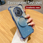 P&otilde;rutuskindel l&auml;bipaistev magnetr&otilde;ngaga telefonikate Honor Magic 4 5 6 Lite X9 X9A X9B 5G 50SE 50 60 70 80 90 100 200 Pro s&auml;delev kate Honor X9A 5G kuld