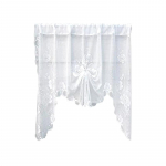 1 tk Kardin Poolpimendav Mitmes suuruses Moodne Liblika stiil Maaelu stiil Vahesein Uksekardin Pitsist t&otilde;mbekardin S valge