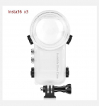 2025. aasta n&auml;htamatu sukeldumis&uuml;mbris Insta360 X3 veekindla kaitsme jaoks 2023. Uus Insta 360 X3 veealuse 50M sukeldumiskarbi tarvikute jaoks