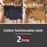 Meeste ruudulised puuvillased bokserid: Mugav, lai ja hingav aluspesu L (recommended 90-115 jin)