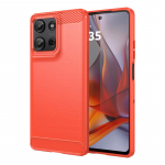 Motorola Moto G75 5G &uuml;mbris Moto G05 G15 G35 G55 G75 G85 5G jaoks Kate S&uuml;sinikkiust P&otilde;rutuskindel Silikoonist P&otilde;rkeraam Moto G75 jaoks For Moto G75 5G punane