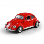 1:18 skaala Beetle 1955 mudel klassikaline retro vintage auto sulamist valatud autouks saab avada heli ja valgusega tagasi t&otilde;mmatav miniatuurne m&auml;nguasi lastele kingitus punane