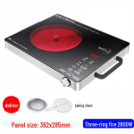 Suure v&otilde;imsusega elektriline keraamiline pliit: Multifunktsionaalne, kuumakindel, lauapliit kodu- v&otilde;i &auml;riliseks teevalmistamiseks Host