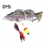 14CM/53G Elektriline MitmeLiigendiga Kalas&ouml;&ouml;t Ujukiga USB Laetav LED Helendav Swimbait Robootiline Kunsts&ouml;&ouml;t Kalastustarvikud A