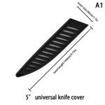 K&ouml;&ouml;ginoa &uuml;mbris Must plastikust noakatted Noa tera kaitsekate servakaitsed &uuml;mbris konditustamine puu-leib koka noa t&ouml;&ouml;riist