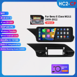 Hizpo 10.25 Intelligentsne RDS-i toega autostereo, toetab Carplay'd ja Android Autot Mercedes Benz W212 E-klassi E200 E230 E260 E300 S212 2009-2012 NTG 4.0 jaoks HC2 2G 32G