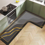 P&otilde;hjamaade kerge luksus diatomiitmuda majapidamis- L-kujuline k&ouml;&ouml;gip&otilde;randamatt Veeimavus Libisemisvastane Kiiresti kuivav ja Lihtsalt hooldatav P&otilde;randamatt 100*150*45cm