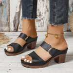 Naiste plokk-kontsadega peep Toe sandaalid &ndash; stiilsed kontsakingad v&auml;ljas&otilde;iduks ja vabaaja suver&otilde;ivasteks 36