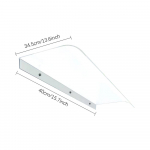 Akna varikatus L&auml;bipaistev varikatus Markiiskate v&auml;litingimustesse r&otilde;dule Sissep&auml;&auml;su kaitse Raskekaaluline v&auml;litingimustesse esik&uuml;ljele sissep&auml;&auml;su jaoks