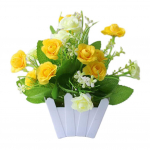 Potililled Simulatsioon Roosi Aed Lilled Pulmad Kodu Kaunistused kollane