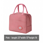 Isoleeritud s&ouml;&ouml;gikarp &otilde;pilastele ja kontorit&ouml;&ouml;tajatele, veekindel ja &otilde;livastane suure mahutavusega ja alumiiniumfooliumist voodriga k&auml;ekott. roosa