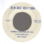 7-tolline plaat LLOYD & CECIL, SIR DEE'S GROUP - Gonna Look For My Gal FXD110 Dee's 1961 UK Reggae, Ska & Dub Kasutatud
