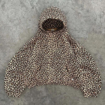 RogueWave Vintage Leopard Kapuutsiga dressipluusid Y2k &Uuml;lem&otilde;&otilde;dulised Loomamustriga Kapuutsiga Pusad Pulloverid Retro Grunge Hip Hop T&auml;navamood S