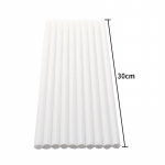 10 tk tordit&uuml;&uuml;blid valged plastikust koogi tugivardad &uuml;mmargused t&uuml;&uuml;blid k&otilde;rred korduvkasutatavad 10pcs 30cm