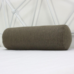 &Uuml;hev&auml;rviline puuvillase ja linase segust silindriline tugipadi - Eemaldatav, pestav nimmepadi diivanile, voodisse v&otilde;i kontorisse. 20x100cm (Pearl Cotton Core) kohv