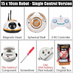 RC Robot 2.4G Raadio Kaugjuhtimispult Heliga Kell Žestide Induktsiooni Sensor Intelligentne Robotauto Mudel Laste Elektrooniline M&auml;nguasi Kingitus