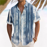 Hawaii s&auml;rk meestele, meeste vintage n&ouml;&ouml;pidega keeglis&auml;rgid l&uuml;hikeste varrukatega suvine rannas&auml;rk XXXXL
