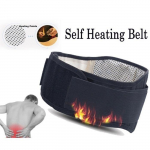 Ceinture de soutien lombaire r&eacute;glable en tourmaline auto-chauffante, th&eacute;rapie magn&eacute;tique pour le dos