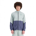 Impact Run graafilise mustriga kootud jakk MJ21265 JIR O [New Balance] (Kadakas)