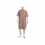 Nike ACG Seeria Moodne Mugav Pehme Nahas&otilde;bralik L&uuml;hikeste Varrukatega Kleit Naiste kleidid Khaki HJ0258-214 S