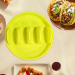 4 Slot Taco Stand for Soft And Hard Tacos, Ideal Quick Meals in Restaurants Dorms
