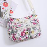 Lilleprintidega naiste &otilde;lakottid Oxfordi diagonaaliga v&auml;ike ruudu k&auml;ekott Multifunktsionaalne vabaaja reisikott Crossbody 25x8x17cm