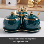 Nordic Multi-Functional Ceramic Spice Jar Set