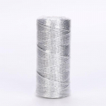 1/2/3/5/10 tk 100m*1,5mm kullast ja h&otilde;bedast traadist rippuv sildiliini kingitus pakkimisliin k&uuml;psetuspakendite koti sidumisn&ouml;&ouml;r 1 PCS