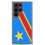Coque T&eacute;l&eacute;phone &ndash; Samsung &ndash; Galaxy S23 &ndash; Drapeau R&eacute;publique D&eacute;mocratique du Congo &ndash; Souple &ndash; Mitmev&auml;rviline