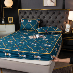 Veekindel tepitud voodilina ja madratsikaitse - Libisemiskindel, k&otilde;ik-h&otilde;lmav &uuml;hes t&uuml;kis kate 200*220cm, 1.1kg