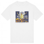 Weekend Offender Leo Gregory graafilise tr&uuml;kiga T-s&auml;rk l&uuml;hikeste varrukatega &uuml;mara kaelusega puuvillastK&otilde;rgekvaliteediline luksus on nii meestele kui naistele S