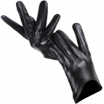 1 paar aksessuaare kindad naiste s&otilde;idu lambanaha nahkkindad &otilde;hukesed mitmev&auml;rvilised &otilde;hukesed k&otilde;rge kvaliteediga 2001A 8.5 must