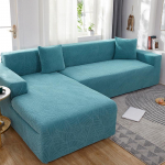 Sametine veekindel žakaarist diivanikate - t&auml;ielikult kattev, reljeefne tolmukaitse Three-seater Sofa Cover: Fits 185-230cm