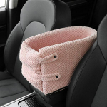 Kaasaskantav Lemmiklooma Koera Autoiste Keskkonsool Libisemiskindel Koera Kandekott 42x20x22cm roosa