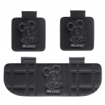 Bonform 5590-91BK Mickey Press Veluurist istmepadi, hele/tavaline autoiste (2 esi- ja tagaistet), Komplekt Must must
