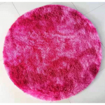 Siidvillane Pl&uuml;&uuml;sist &Uuml;mmargune Vaip ja Toolipadi - Magamistuba, Jooga, Jalaalune Vaip 200cm Round