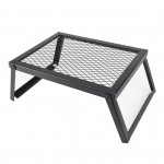 Kokkupandav l&otilde;kke grill, raskeveokite rest, kaasaskantav l&otilde;kke toiduvalmistusrest, kerge grillrest v&auml;li-BBQ pikniku jaoks must