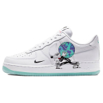 Steven Harrington x Nike Air Force 1 Low Flyleather QS Maap&auml;eva Unisex tossud Valge Must Hyper-Crimson CI5545-100 36.5